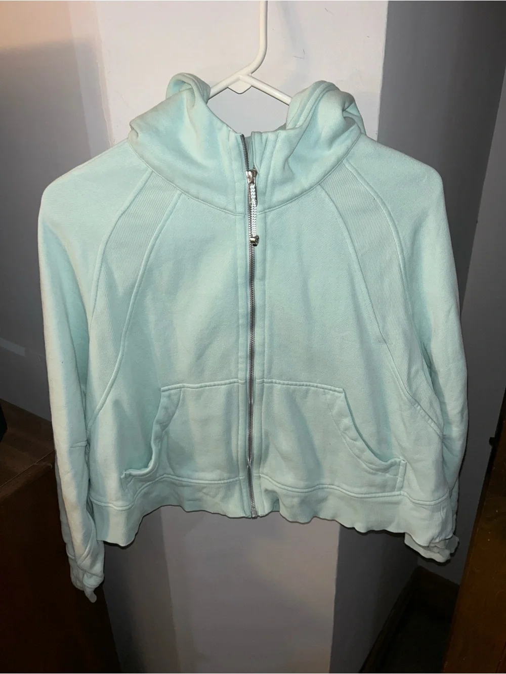 lululemon athletica Light Aqua Zip-Up Hoodie Jacket